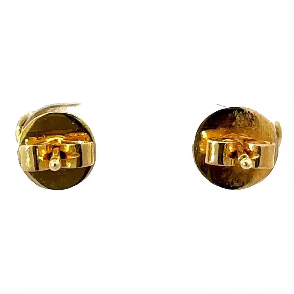 14Ct Yellow Gold .30 Carat TW Diamond Stud Earrings