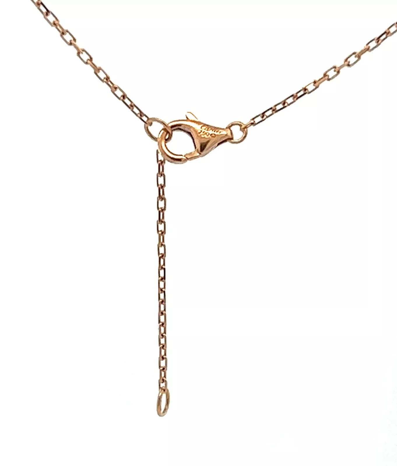 18Ct Rose Gold Double C De Cartier Necklace
