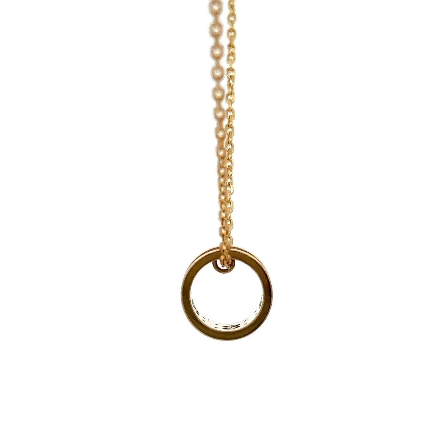 Gucci 18Ct Yellow Gold Icon Twirl 42cm Trace Chain Necklace