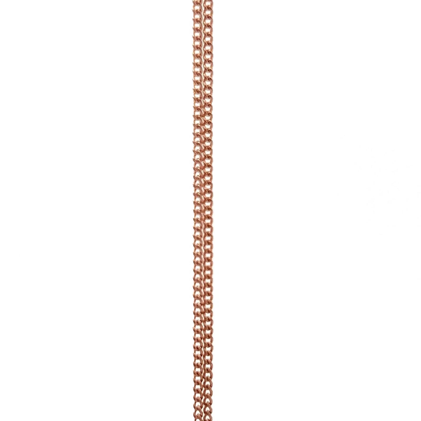 9Ct Rose Gold Morganite & Diamond Accent Floral Enhancer 60cm Trace Necklace