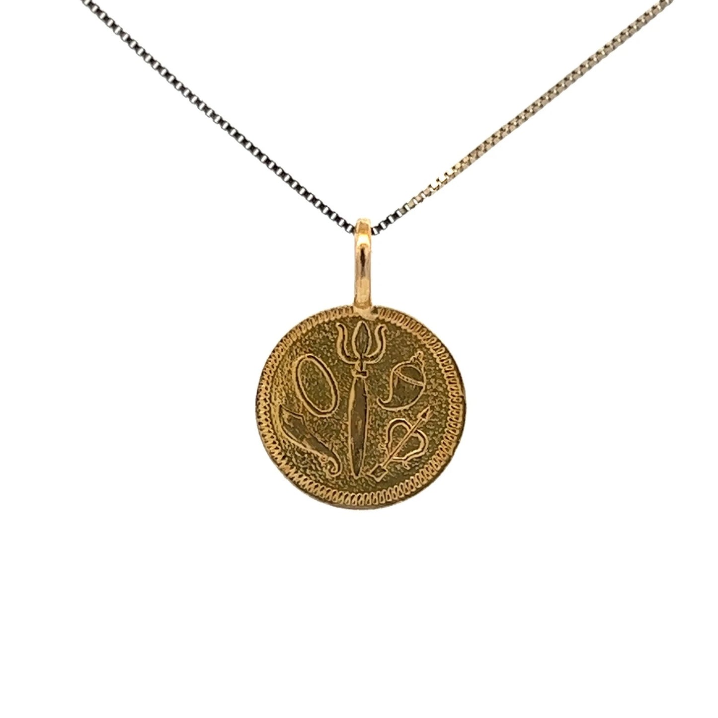 20Ct Yellow Gold Panchayudha Pendant