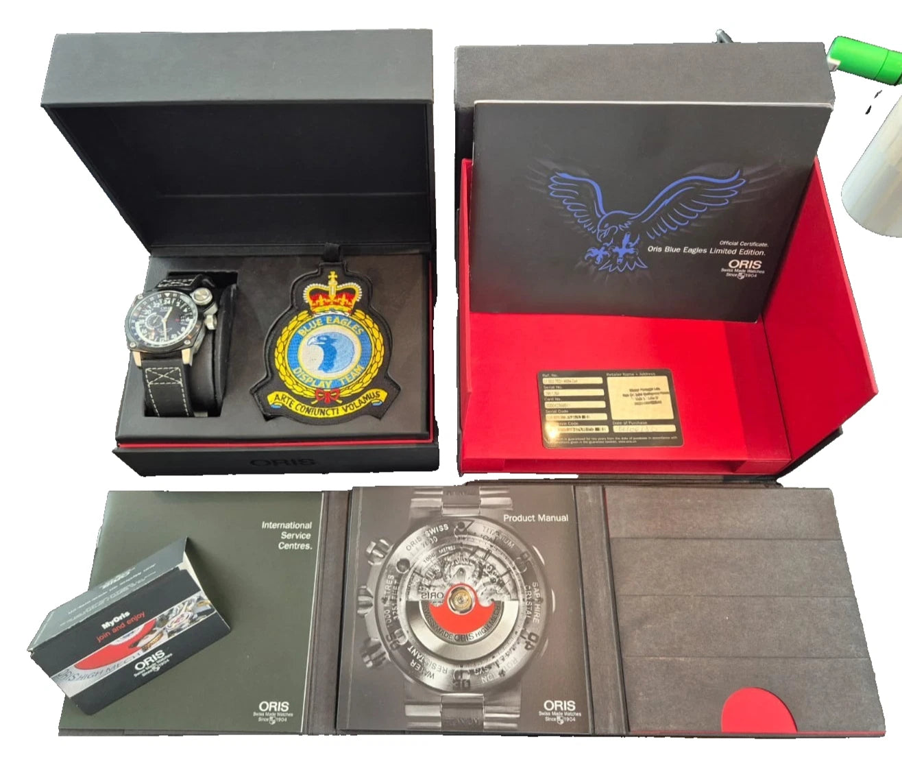 Oris BC4 Blue Eagles Limited Edition 45mm Watch 01 653 7631 4684-Set