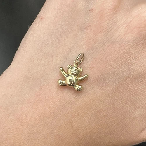 9Ct Yellow Gold Teddy Bear Pendant