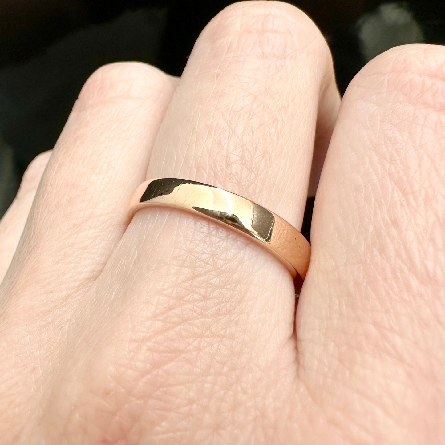 18Ct Rose Gold 1.32Ct TW Diamond Engagement Ring Sz P 1/2