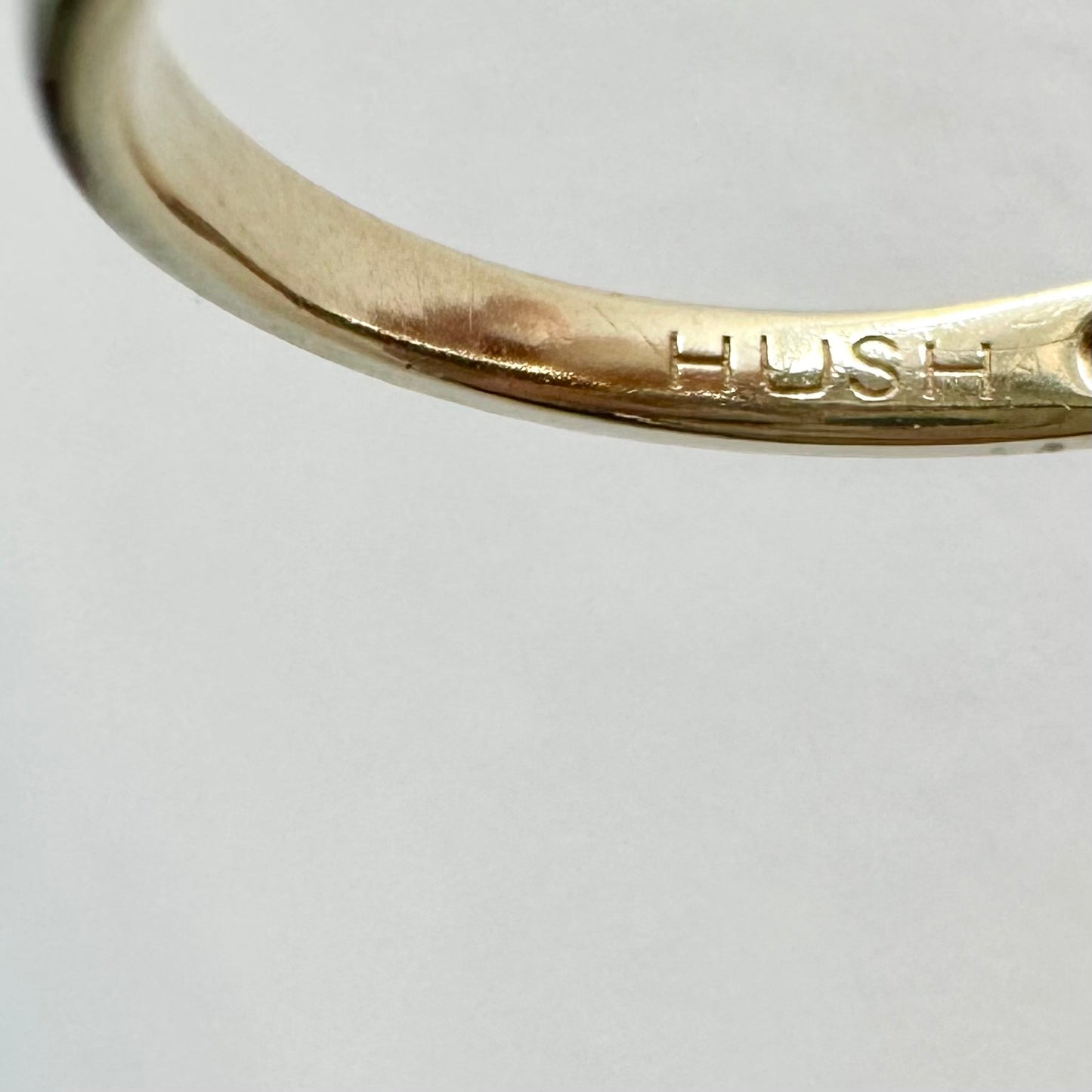 9Ct Two-Toned Gold 1.30Ct TW Diamond Simulant Solitaire Bezel Set Ring Sz N