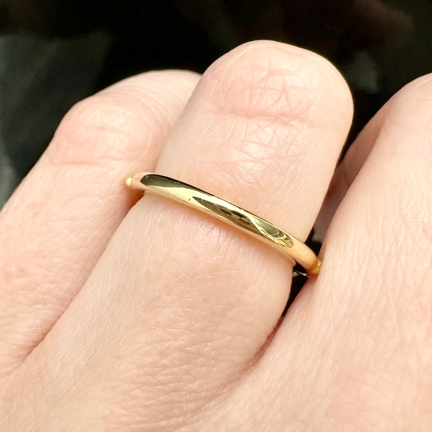 18Ct Yellow Gold TW Laboratory Grown Diamond Engagement Ring Sz I 1/2