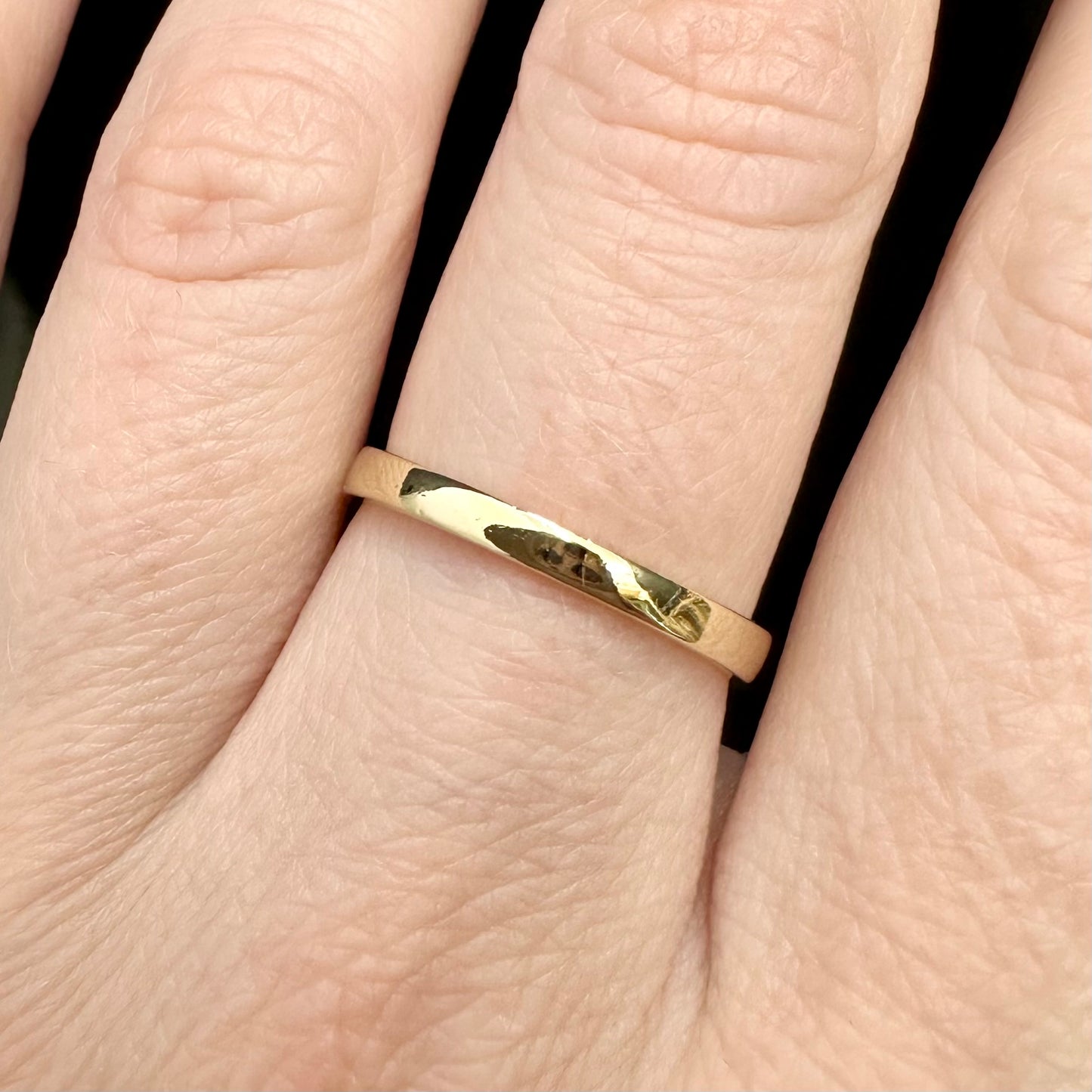 9Ct Two-Toned Gold 1.30Ct TW Diamond Simulant Solitaire Bezel Set Ring Sz N