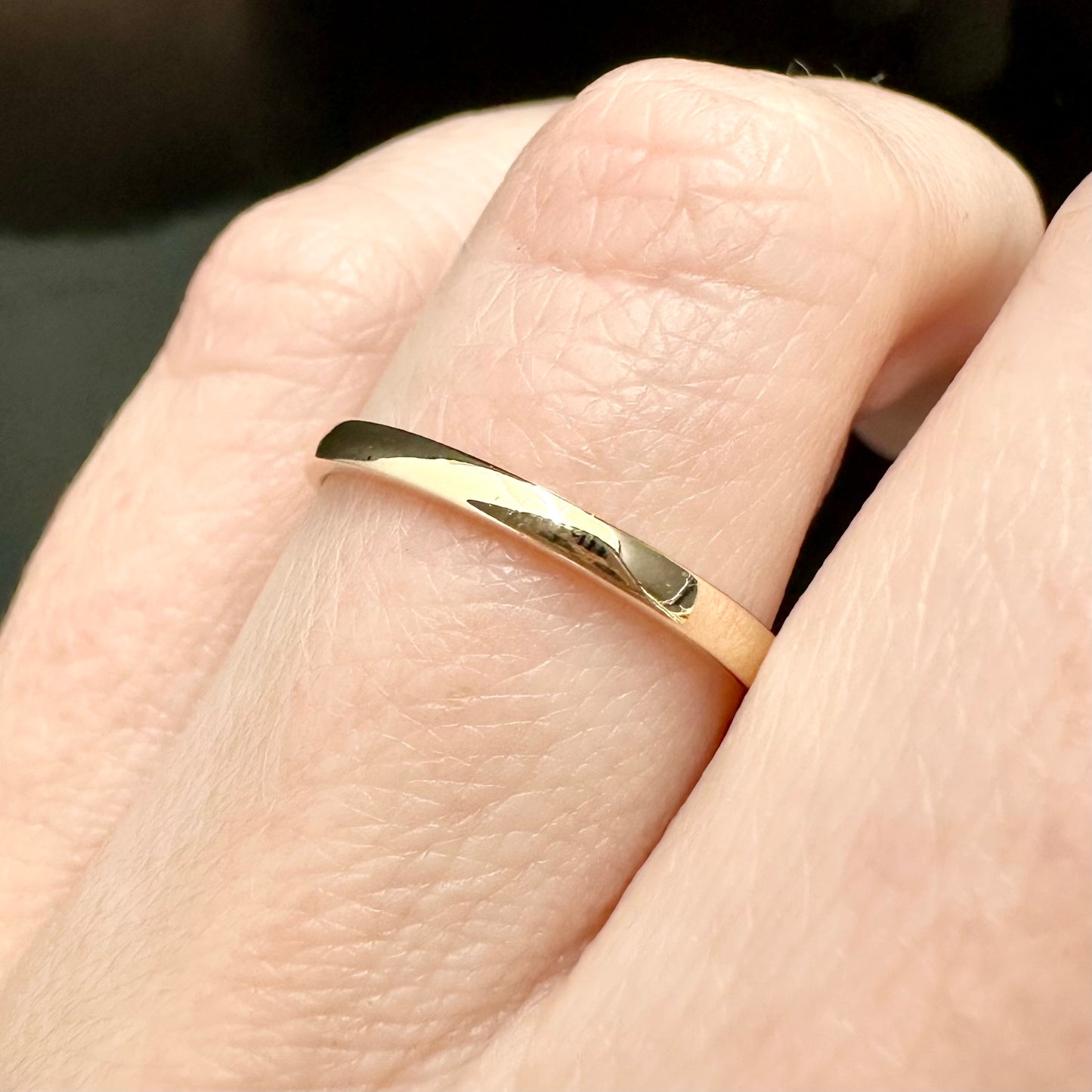 9Ct Yellow Gold 1.00 TW Diamond Simulant Solitaire Engagement Ring Sz M