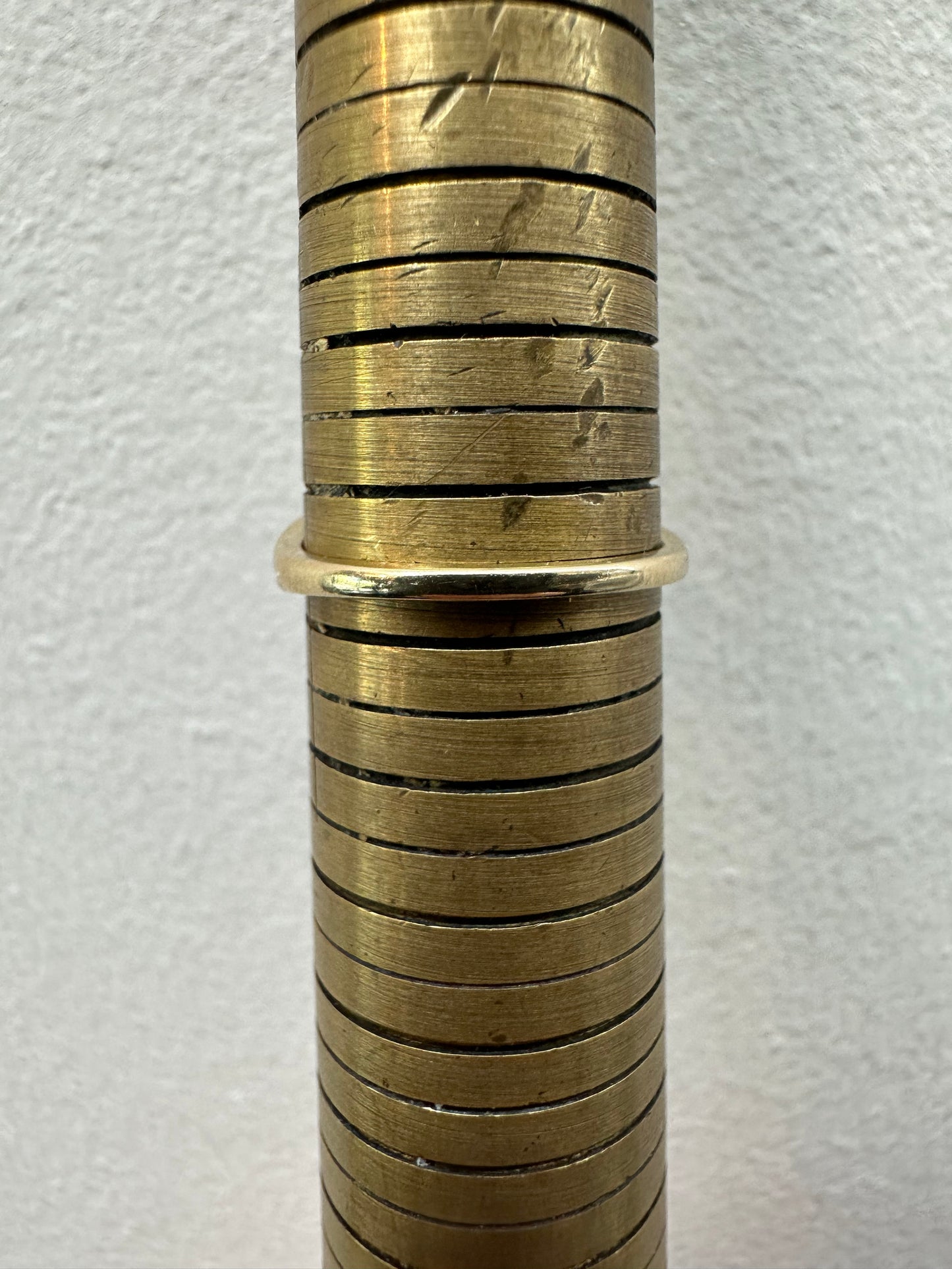 9Ct Yellow Gold Created Emerald Statement Ring