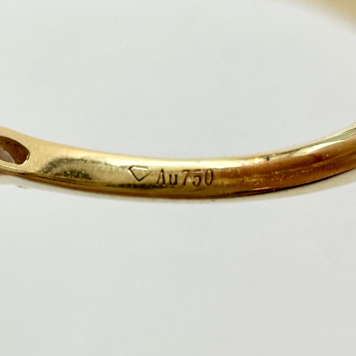 18Ct Yellow Gold TW Laboratory Grown Diamond Engagement Ring Sz I 1/2