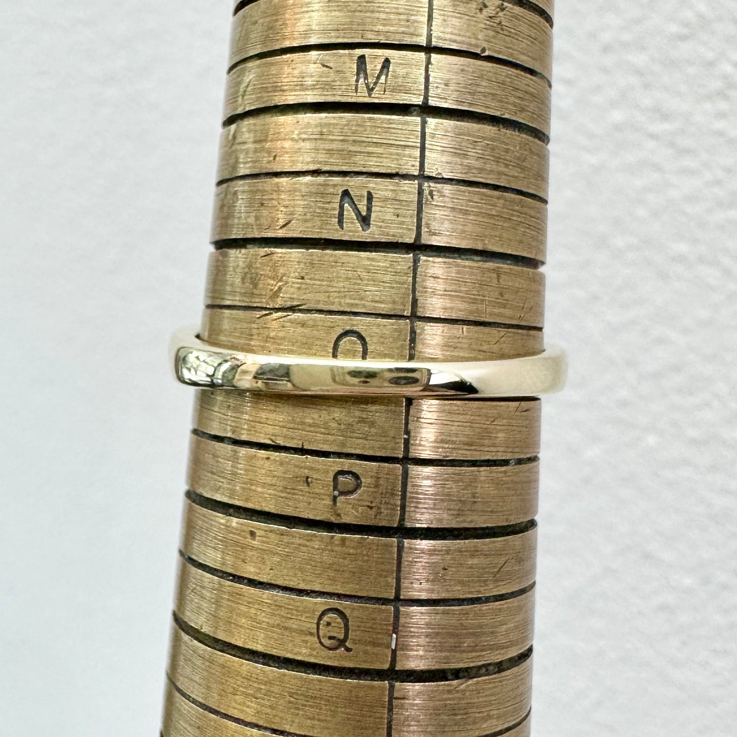 9Ct Yellow Gold .07Ct TW Diamond Wishbone Ring Sz O