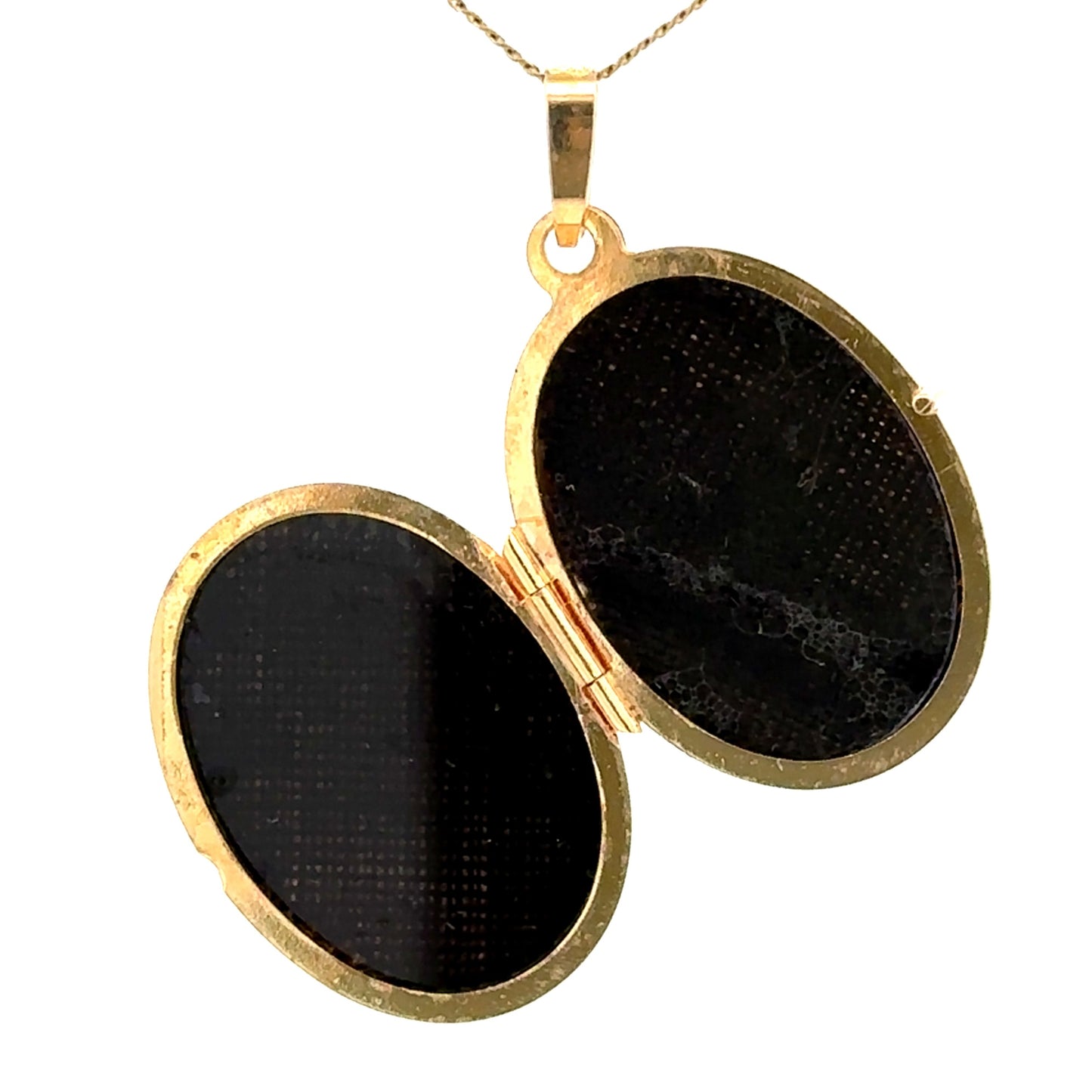 9Ct Yellow Gold Filigree Oval Locket