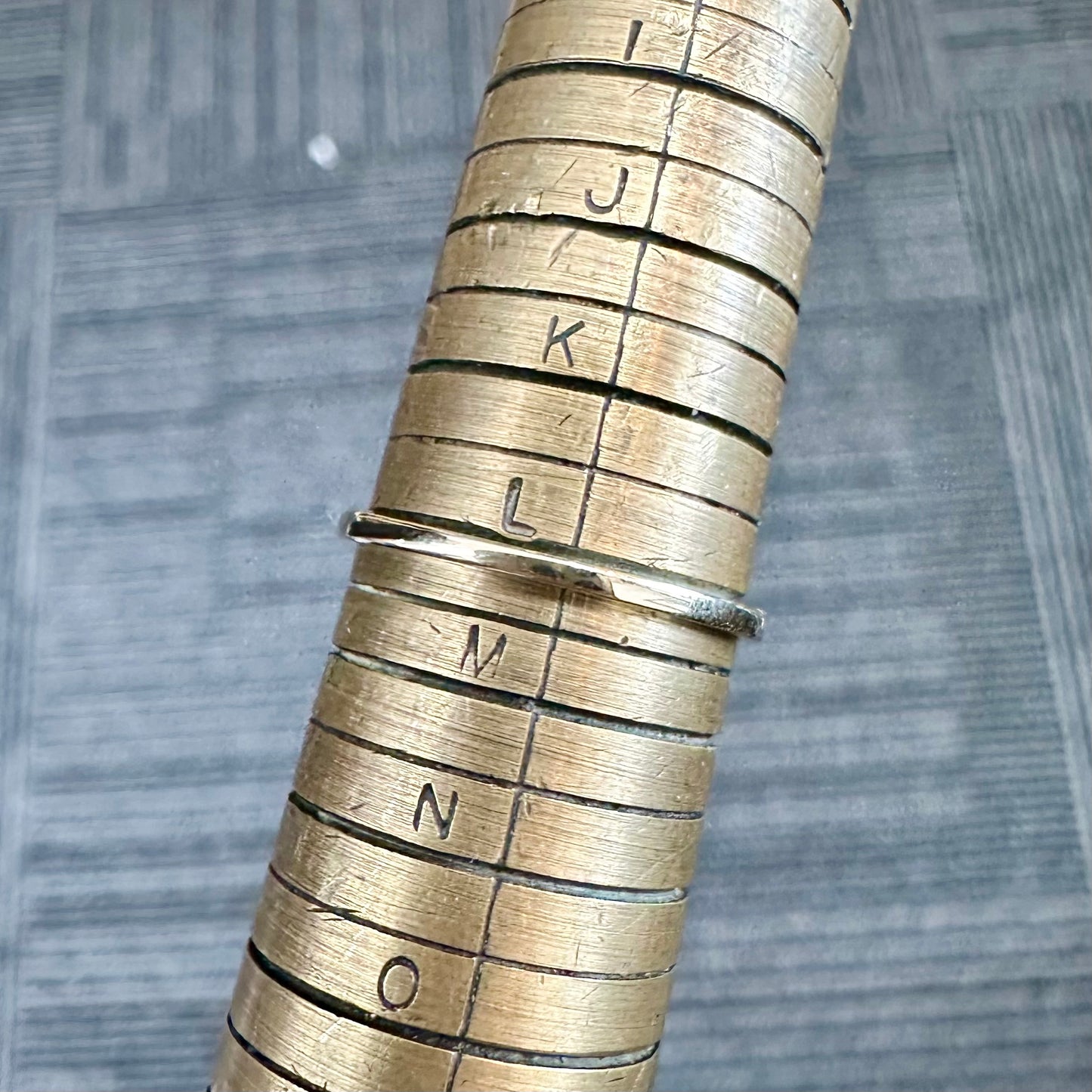 9Ct Yellow Gold Morganite & Diamond Simulant Set Ring Sz L 1/2