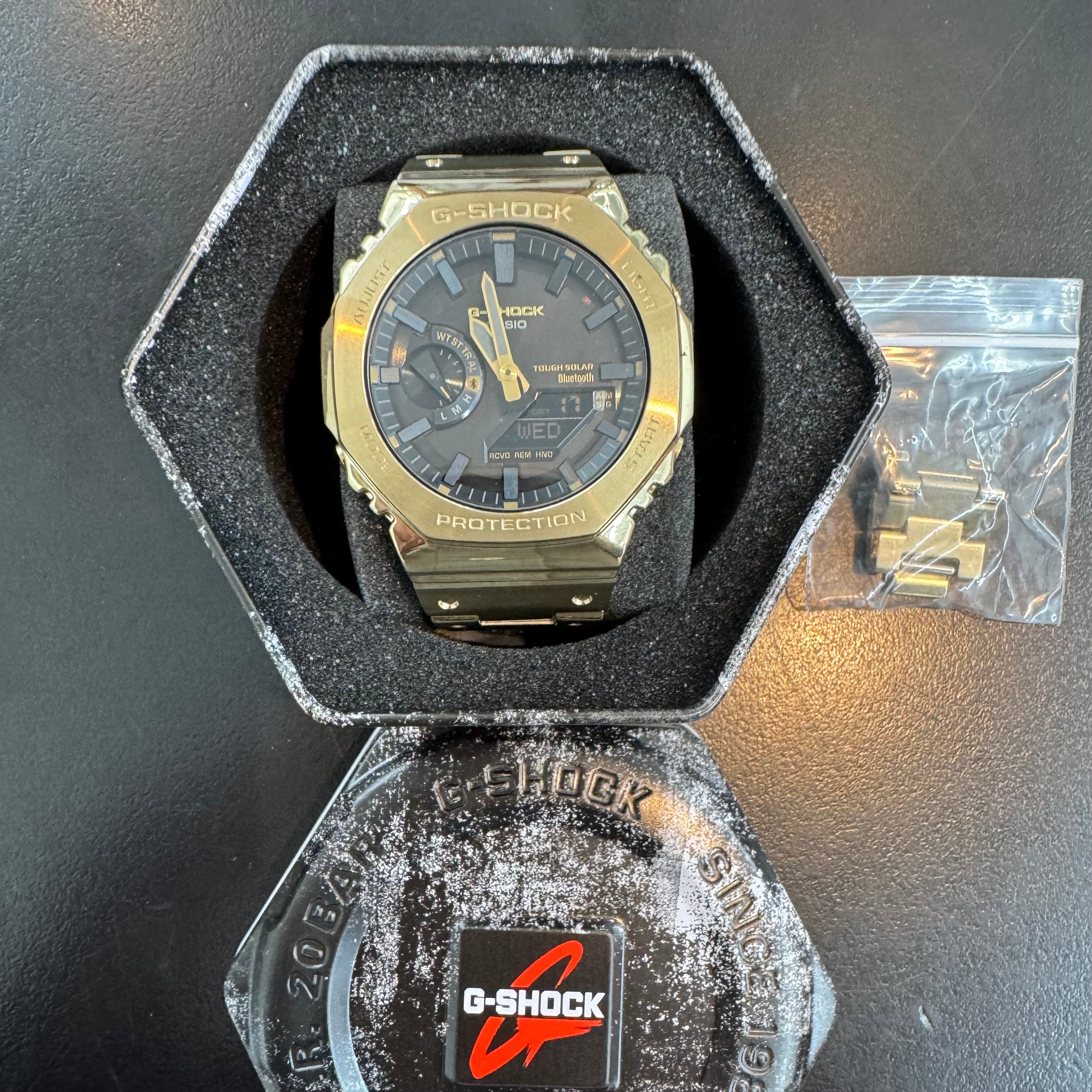Casio G Shock GM-B2100GD-9A Full Set – Melbourne Gold & Silver