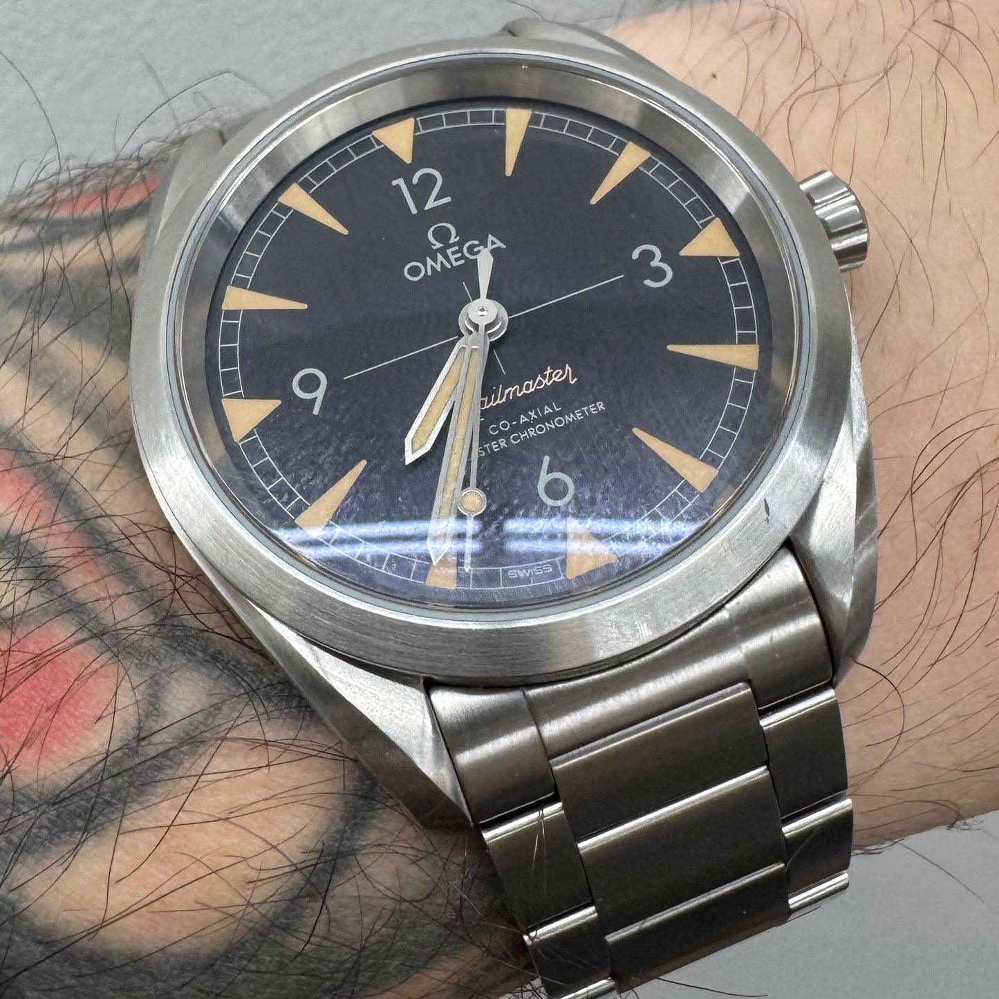 Omega Seamaster Railmaster Co-Axial Master Chronometer 220.12.40.20.01.001 Full Set