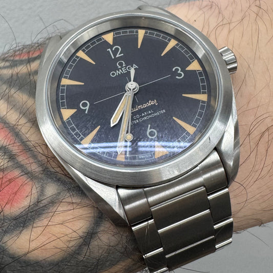 Omega Seamaster Railmaster Co-Axial Master Chronometer 220.12.40.20.01.001 Full Set
