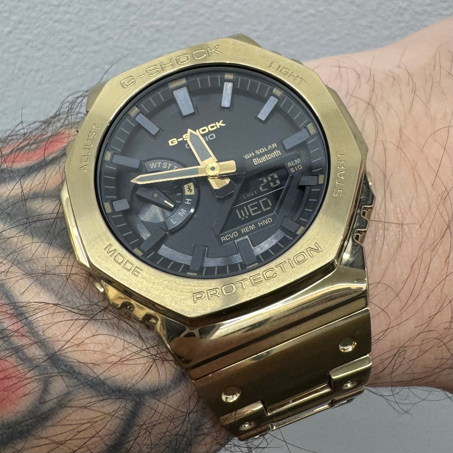 Casio G Shock GM-B2100GD-9A Full Set