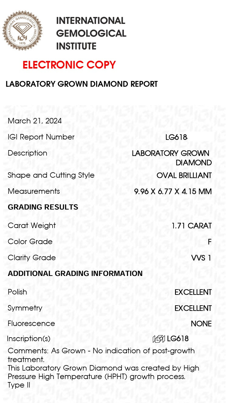 18Ct Yellow Gold TW Laboratory Grown Diamond Engagement Ring Sz I 1/2