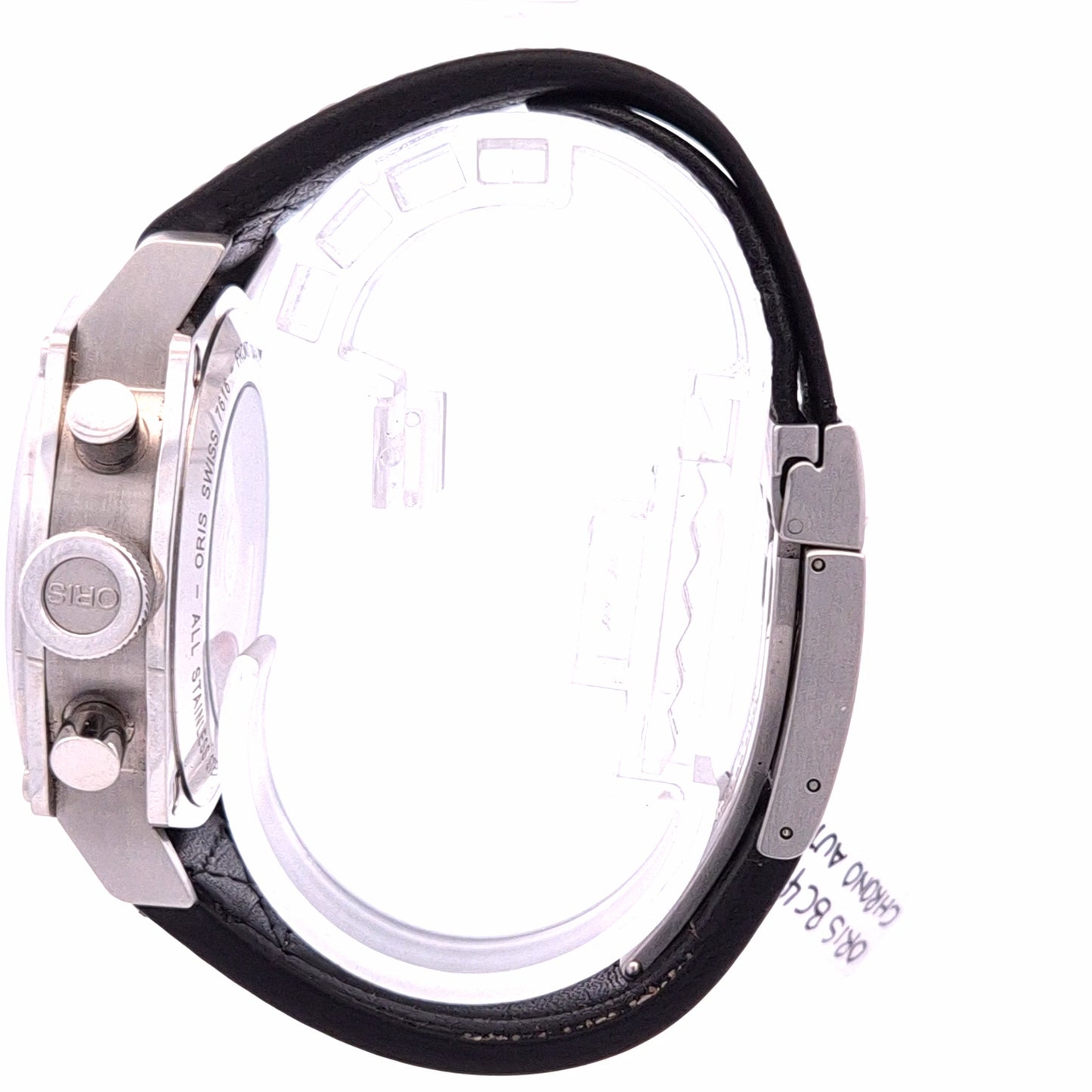 Oris BC4 Chronograph Steel Black Dial Watch 01 674 7616 4154-07 5 22 58FC