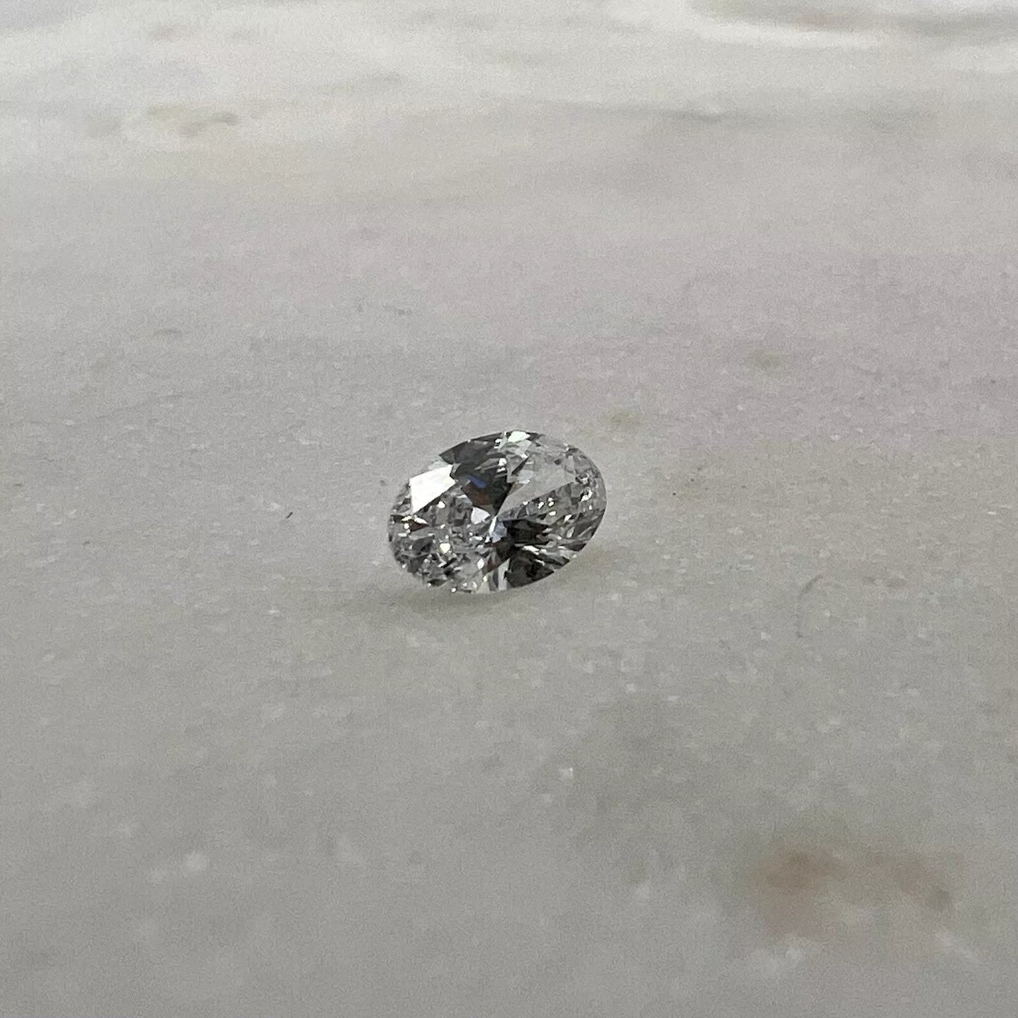 Certified Oval Cut 0.34 Carat IGI Lab Created Grown Loose Diamond D/VS 1