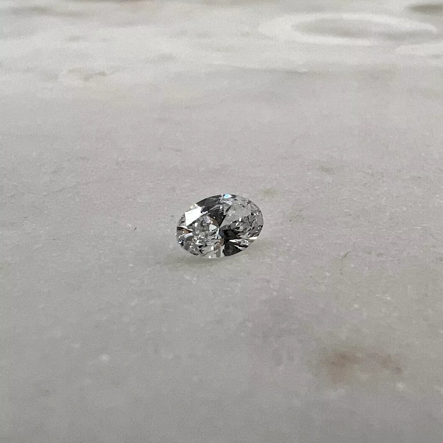 Certified Oval Cut 0.34 Carat IGI Lab Created Grown Loose Diamond D/VS 1