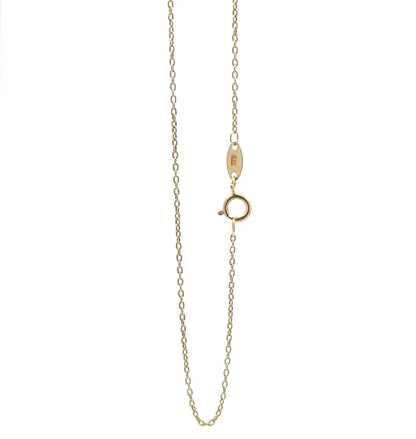 9Ct Yellow Gold Infinity 44cm Trace Necklace