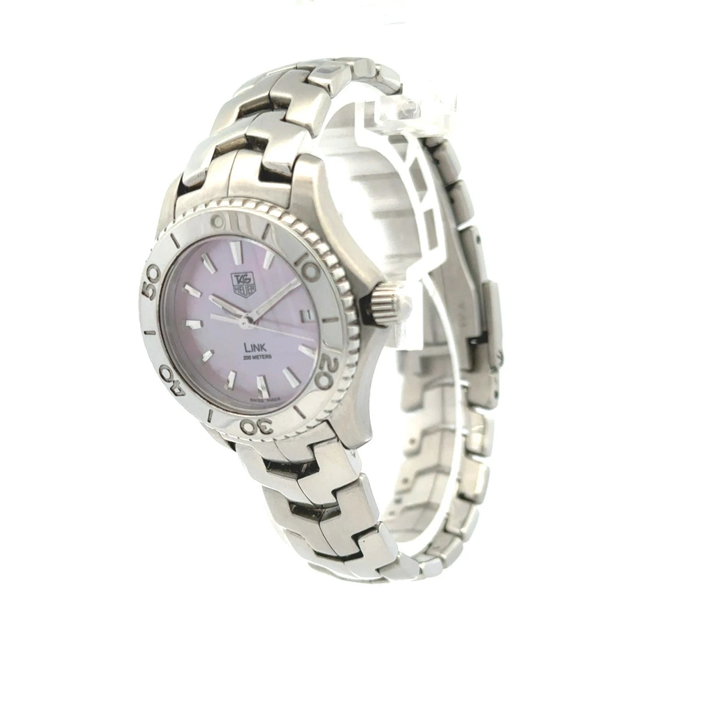 Tag Heuer Link Pink Mother of Pearl Ladies Watch WJ1315.BA0573