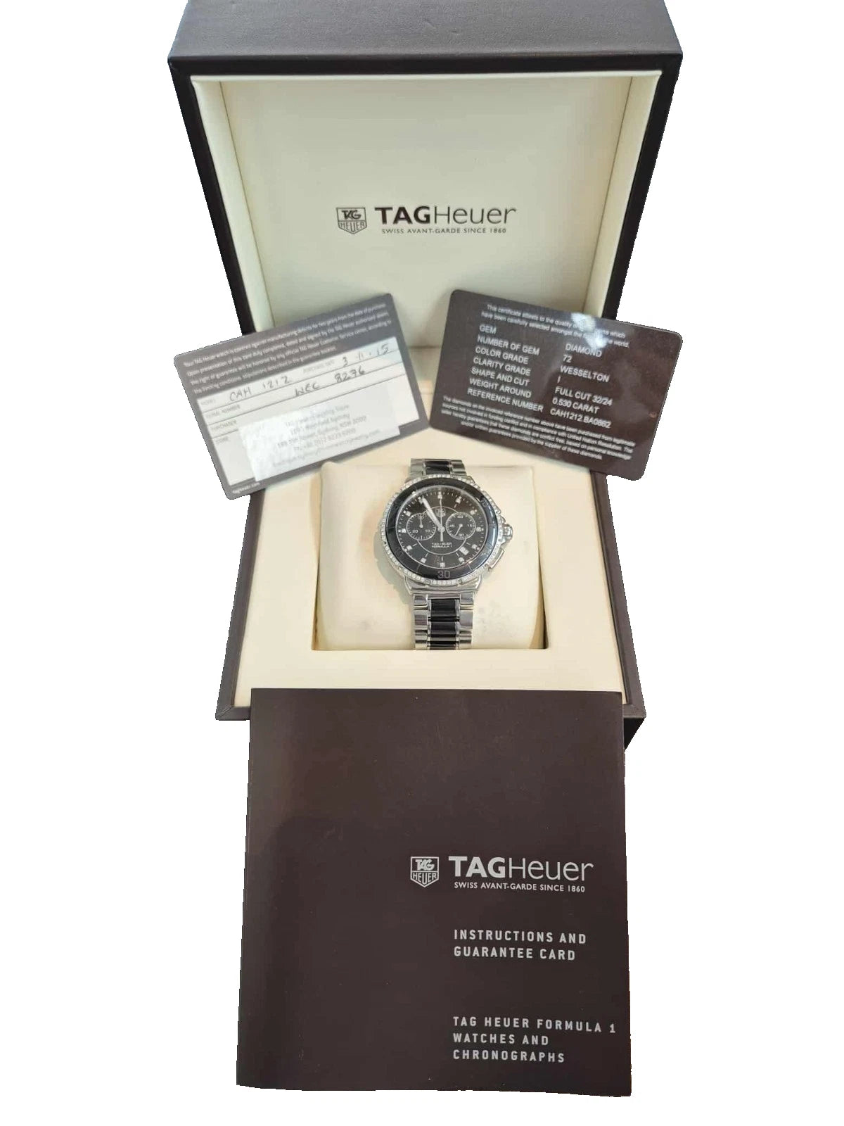 TAG Heuer Formula 1 Black Ladies 41mm Watch - CAH1212.BA0862