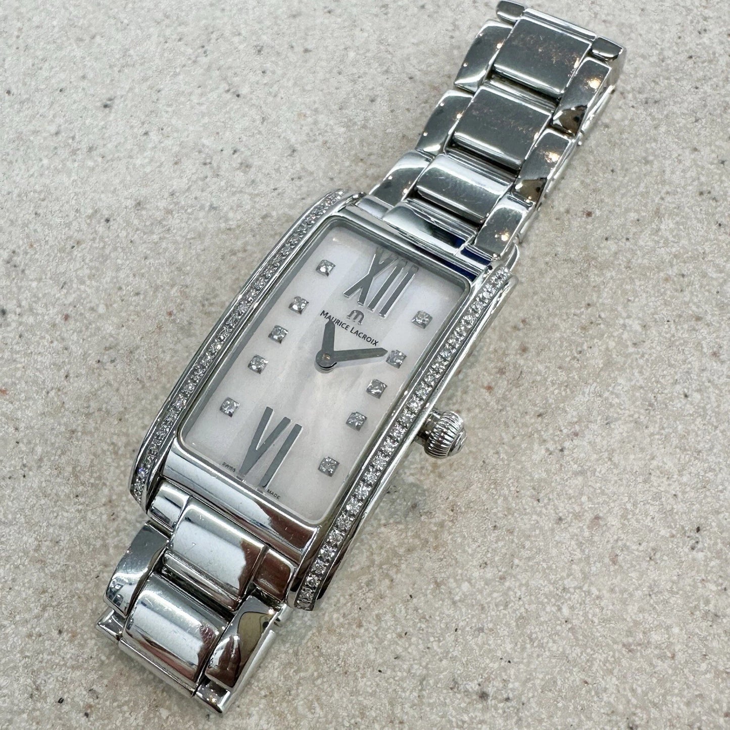 Maurice Lacroix .39 Carat TW Diamond Set Fiaba Ladies Quartz Watch FA2164
