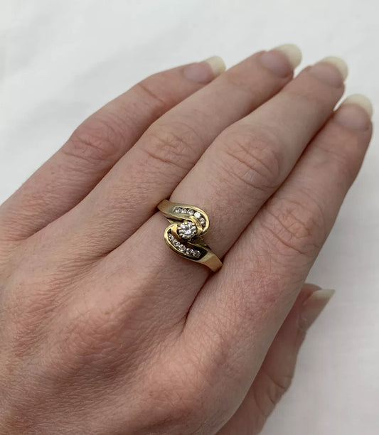 9Ct Yellow Gold 0.25 TW Diamond Ring - Michael Hill