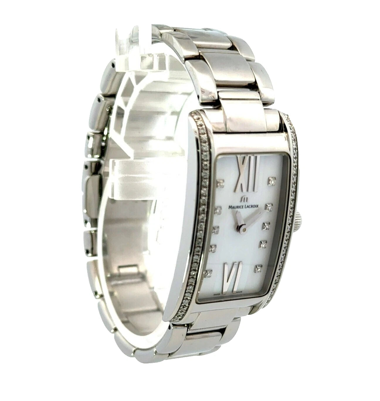 Maurice Lacroix .39 Carat TW Diamond Set Fiaba Ladies Quartz Watch FA2164