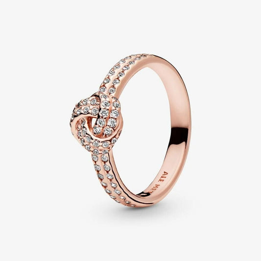 Pandora Timeless Collection Shimmering Knot CZ Ring  180997CZ-48