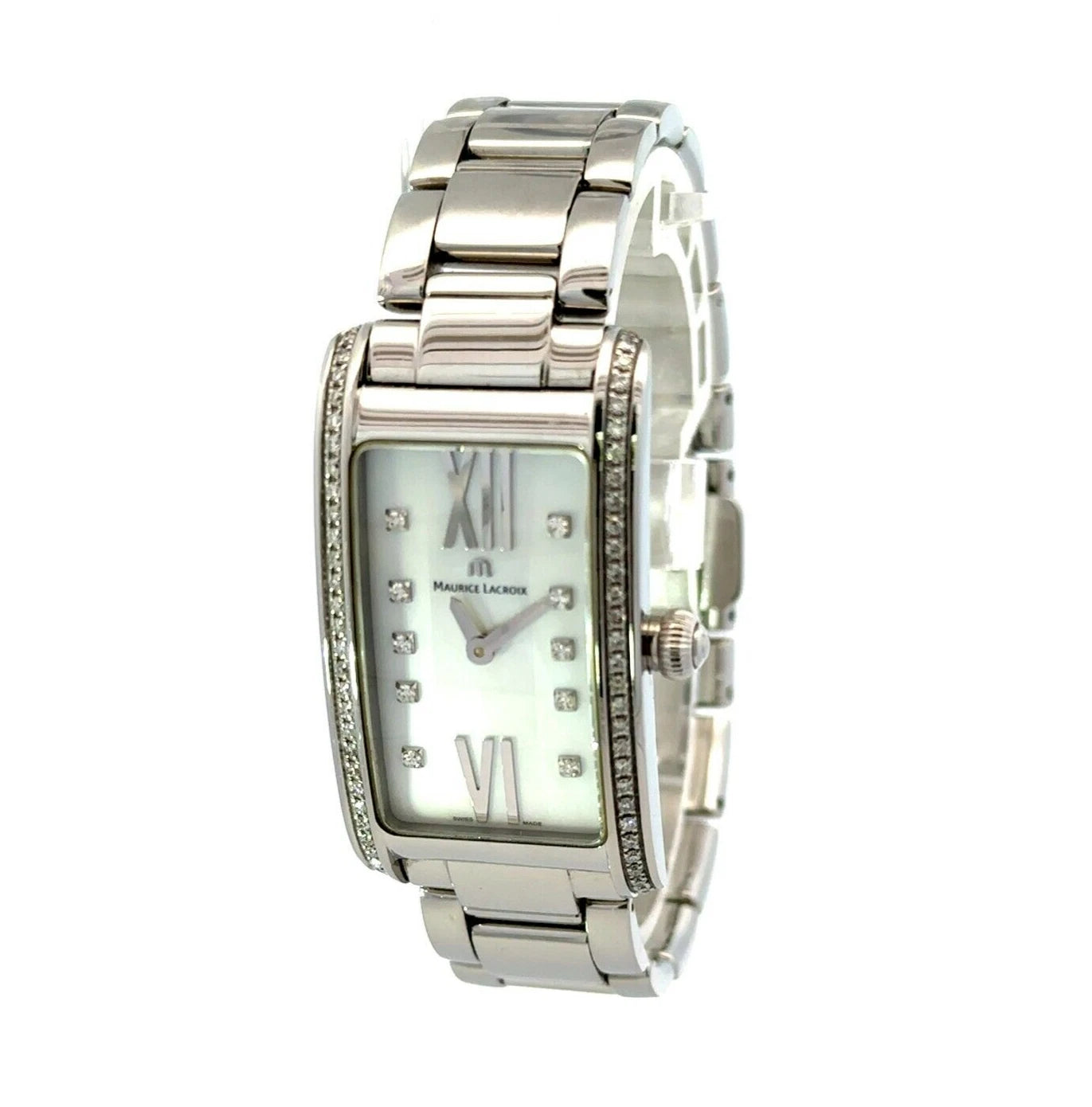 Maurice Lacroix .39 Carat TW Diamond Set Fiaba Ladies Quartz Watch FA2164