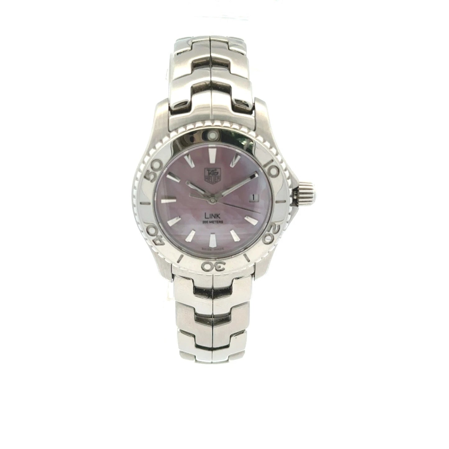 Tag Heuer Link Pink Mother of Pearl Ladies Watch WJ1315.BA0573