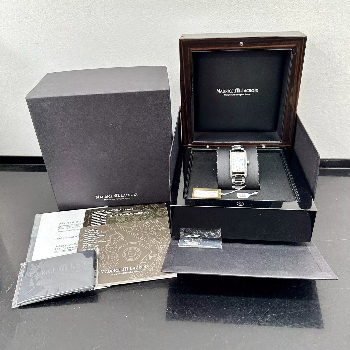 Maurice Lacroix .39 Carat TW Diamond Set Fiaba Ladies Quartz Watch FA2164